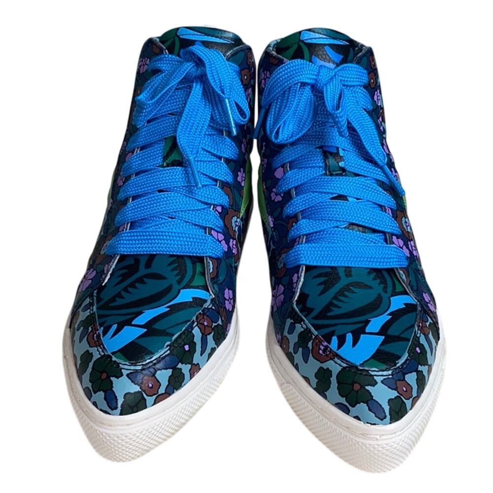 Coach C203 Floral High Top Sneakers New Size 6 - Picture 3 of 7